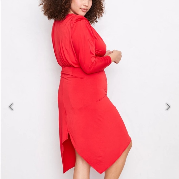 We Are HAH In A Rouche Dress - Picture 2 of 7